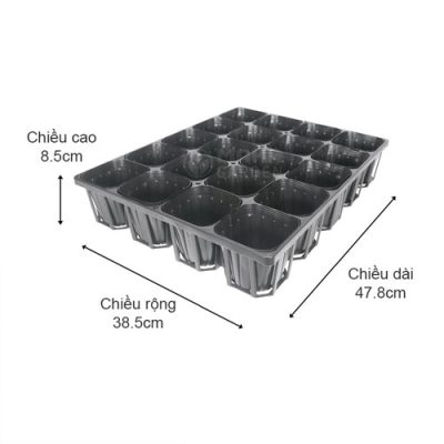 Bộ khay ươm hạt giống 20 chậu nhựa dẻo Tokai